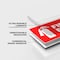 Fuel Stickers Fire Extinguisher Sticker: For Office, Commercial: Safety & Compliance: Hvy-Dty, 6''x2'', 4PK Z-462FIRE-4PK - alternate 2